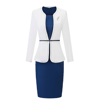 White fragrance goddess style suit jacket business suit skirt beauty salon medical beauty work clothes white-collar workers