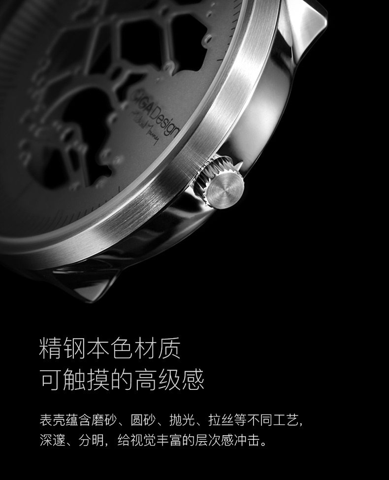 小米生态链 CIGA Design 玺佳双面全镂空机械表 图10