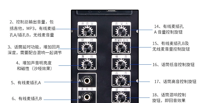 Michael MG886A-LI Guitar Hát và hát Ban nhạc Âm thanh Diễn tập cho Ca sĩ Trình diễn Pin lithium - Loa loa loa kéo bass 40