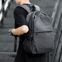 Hong Kong Mens New Tide Cards Double Shoulder Bag Fashion Students School Bags Casual Travel Backpacks Computer Bag Mens Bags