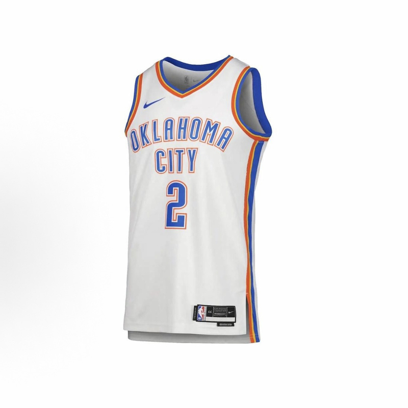 Nike Dri-Fit Oklahoma City Thunder Alexander No. 2 Basketball Vest Jersey Dn2088 Sheep