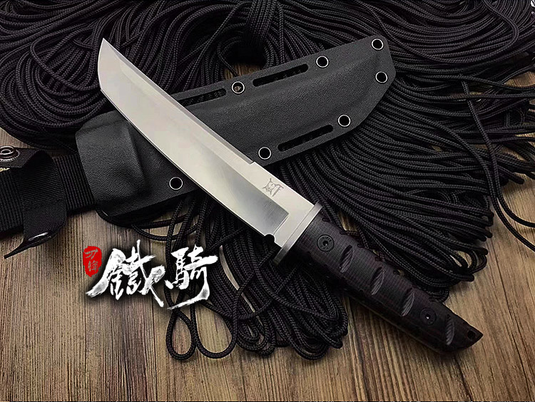 "Dao sắt kỵ sĩ" Cold Moon Samurai DC53 bộ sưu tập cao cấp bằng thép ngoài trời đội quân dao thẳng hàng loạt - Công cụ Knift / công cụ đa mục đích kìm đa năng tốt nhất