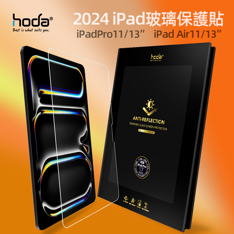 Hoda Good Tablet iPad Matte Ar Anti-Reflective Eye Protection Anti-Blue Light Tempered Glass Screen Protector Suitable for 2024 iPad Pro Protective Film 11-Inch 12.9 Anti-Fingerprint iPad Air 13 New Mini7 Tablet