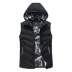 Áo thể thao mùa đông nam vest lỏng cộng với phân bón XL cotton vest dày dày không tay áo khoác thủy triều áo khoác mùa hè nam Áo vest cotton