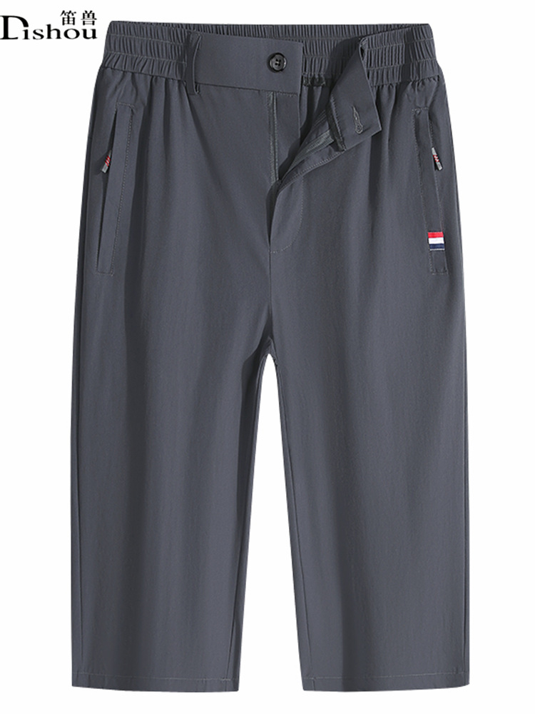 中年爸爸夏季穿甚么冰丝七分裤才够体面又凉快