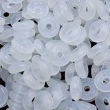 Прозрачное силиконовое ювелирное украшение, бусины из грецкого ореха, невидимый золотой нескользящий браслет