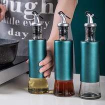 Oil pot oil bottle glass leak-proof oil bottle household kitchen oil tank pot European soy sauce vinegar seasoning bottle oil sauce vinegar pot