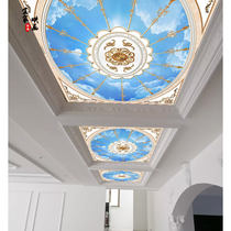 European-style simple art glass ceiling aisle corridor porch transparent decorative plexiglass ceiling acrylic