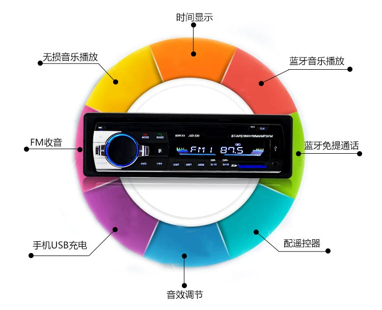 12 V GM GM Xe Bluetooth Máy nghe nhạc MP3 Thẻ xe tải Thế hệ CD Âm thanh Máy chủ DVD - Âm thanh xe hơi / Xe điện tử