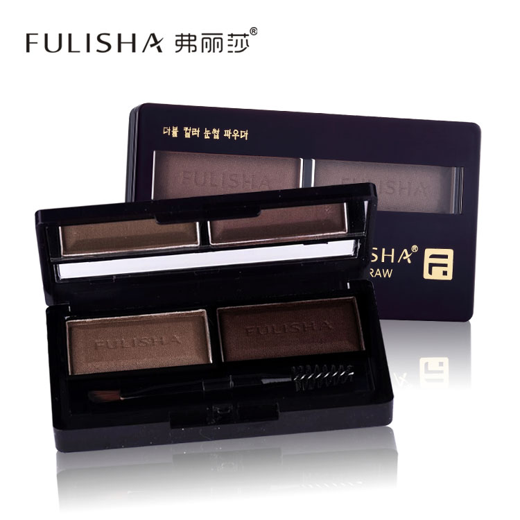 FULISHA弗丽莎 立体塑型眉粉不晕染双色眉粉可修容眉笔/眉粉/眉膏