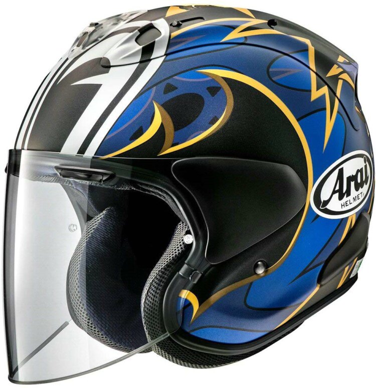 Usd 930 Spot Arai Vz Ram Dual Lens 3 4 Black And White Sakura Koi Fish Night Dragon Gold Knife Guard Motorcycle Helmet Wholesale From China Online Shopping Buy Asian Products