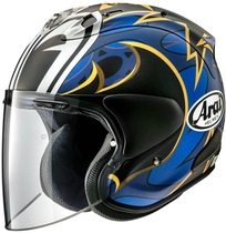 Spot ARAI VZ-RAM dual lens 3 4 black and white cherry blossom Koi fish night dragon Golden knife guard motorcycle helmet