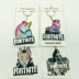 Trò chơi Pháo đài đêm Fortnite Alpaca Kho báu Mặt dây chuyền nhỏ Cỏ bùn Ngựa dễ thương Cao su Keychain - Game Nhân vật liên quan