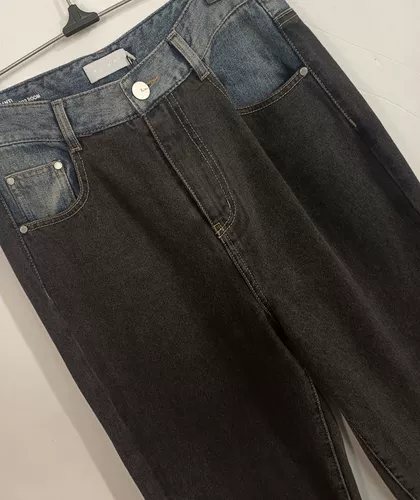 Женские штаны для отдыха, джинсы, высокая талия, свободный прямой крой