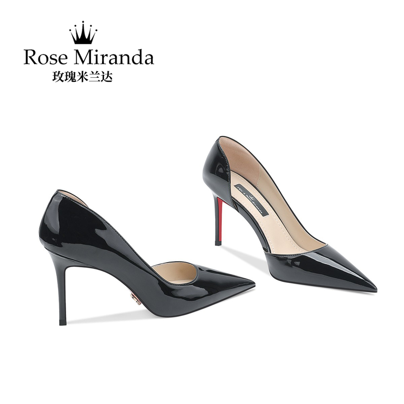 Rose Miranda [Red Sole] Rosemiranda Commemorative High Heels [New Store Opening] Black Single Shoes