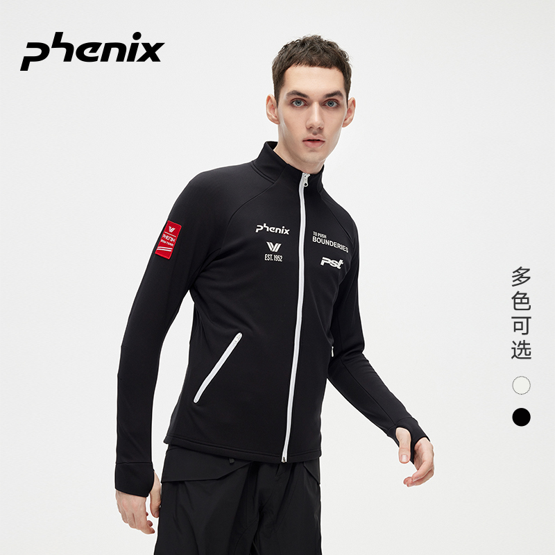 Phenix Phoenix Pst Men's Ski Mid-Layer Fleece Jacket Warm Soft Shell Cardigan Outdoor Sweatshirt Jacket
