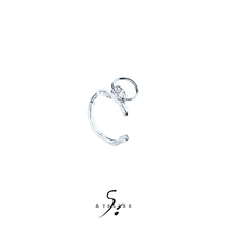 ATELIERSO official authorized Sadome texture ring opening fine ring sterling silver personality fashion men and women