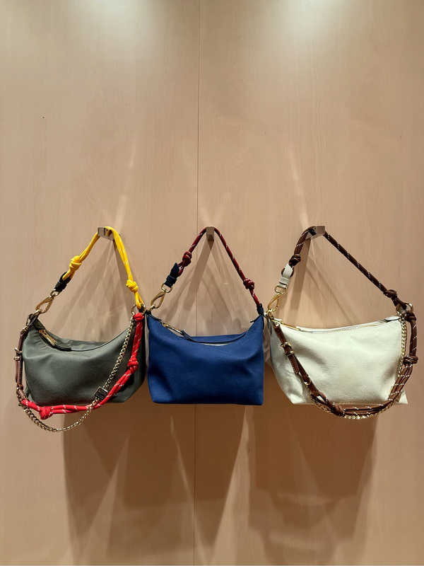 2026 Hua Da Woolen Texture Mini Color-Block Canvas Lunch Box Bag Lightweight Letter Bag Handbag Shoulder Bag for Women