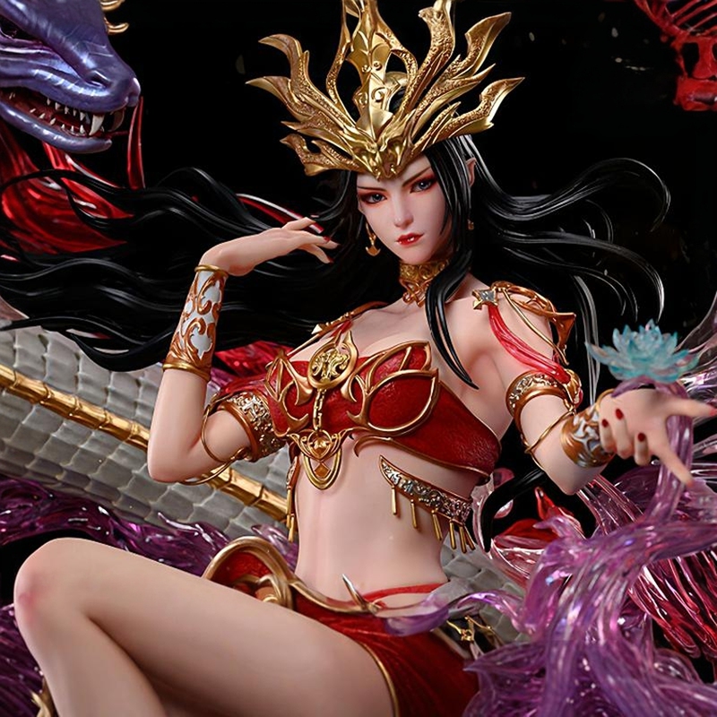 [Tg Model Toys] Jimo Tang Medusa Queen Xiao Xun'Er Yun Yun Dou Puo Cangqiong 1/4 Gk Figure Statue