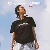 TORQUET shirt Cotton t womens round neck short sleeve running fitness sports T casual loose top T-shirt summer Man
