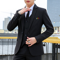 2019 New casual suit men Korean fashion business British formal youth hair stylist small suit jacket