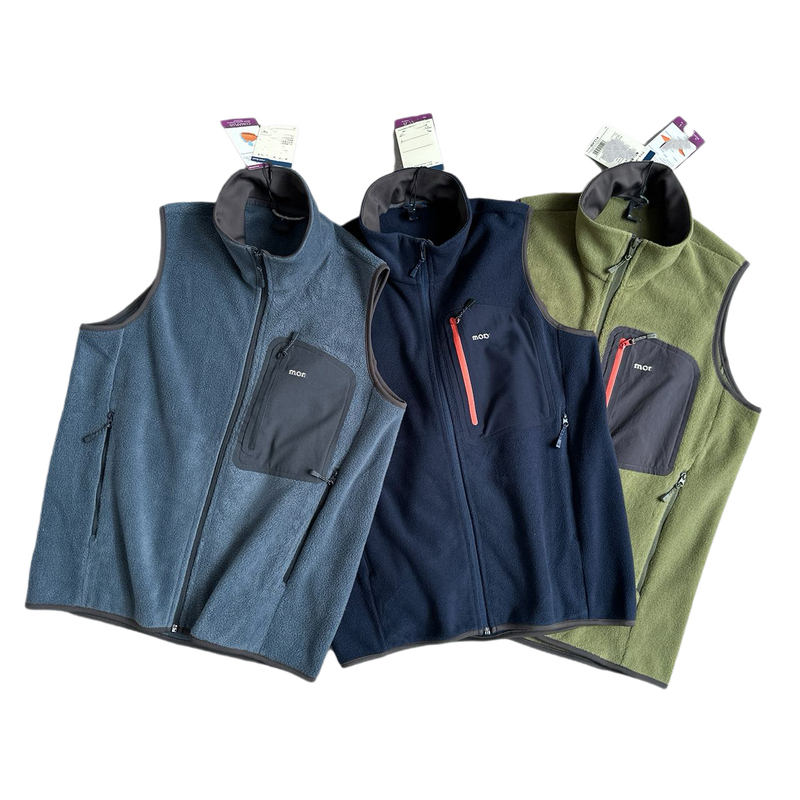 Japanese-Style Functional Fleece Vest, Unisex, Suitable for Outdoor Autumn and Winter Hiking, Mountaineering, Sports and Leisure