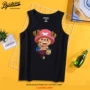 Áo vest vua hải lý nam thương hiệu thủy triều rung siêu lửa 乔巴 áo thun cotton giản dị dành cho sinh viên mùa hè - Áo vest cotton các loại áo ba lỗ nam