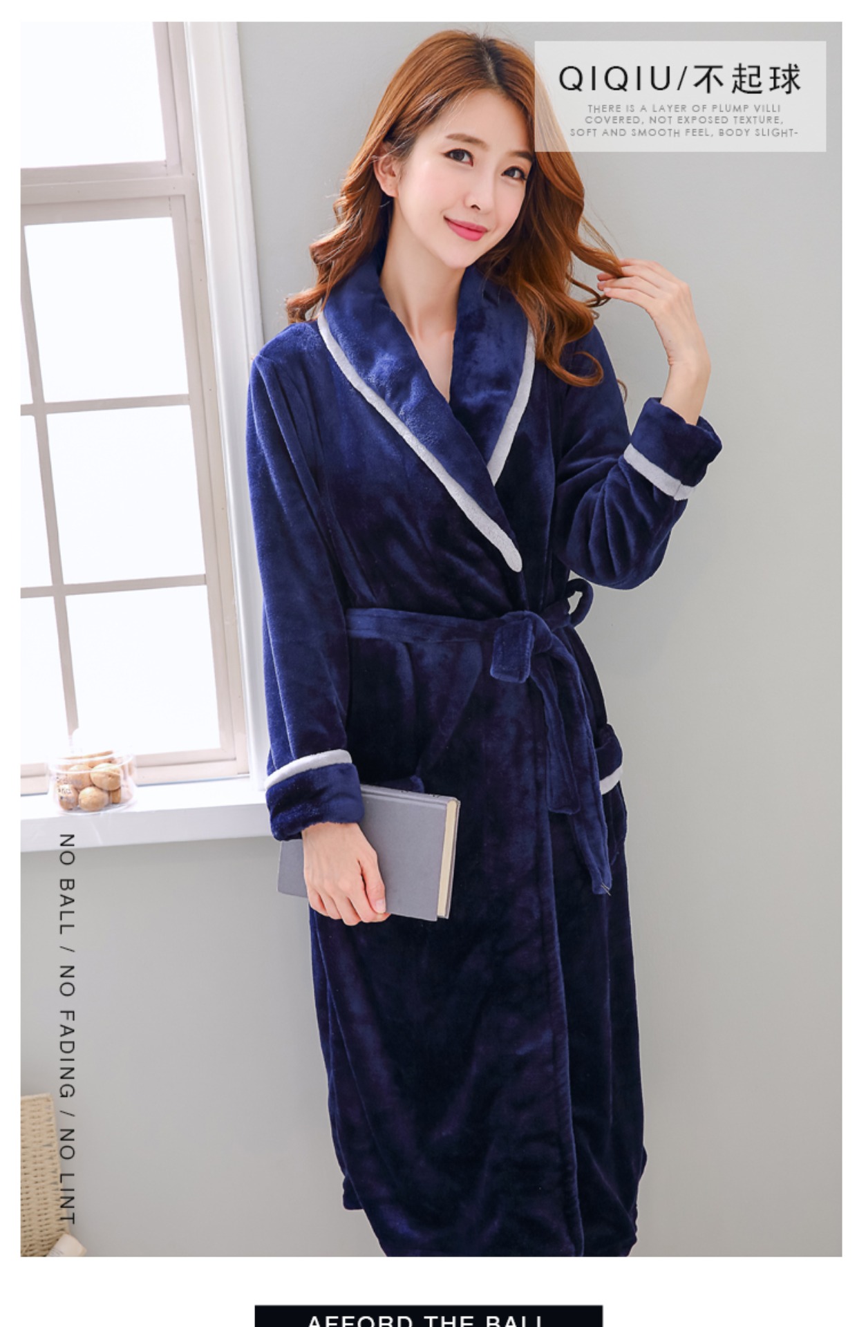 Áo ngủ nam mùa đông flannel vài bộ đồ ngủ áo choàng tắm nữ san hô lông cừu dày lên cộng với dịch vụ nhà mùa thu Trường Xuân đồ ngủ trẻ em