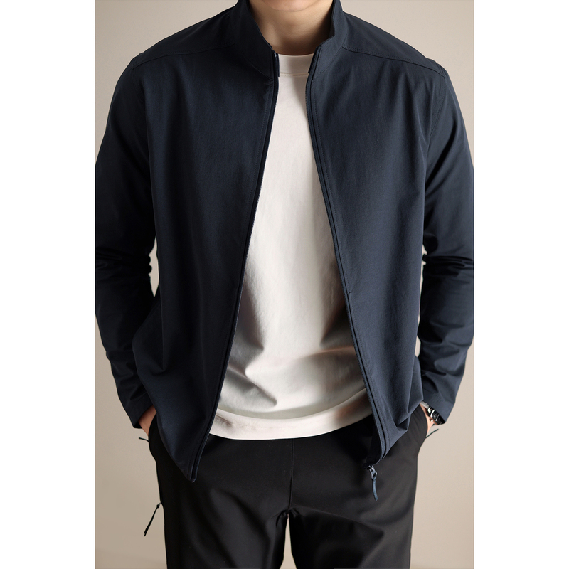 [Tori Import] Special Supply 3L Four-Way Stretch Woven Memory Fabric Lapel Jacket Men's Business High-End Jacket
