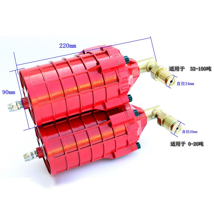 Heavy Industrial Grade Pneumatic Jack Booster Booster Pump Hydraulic Vertical Retrofit Laying Enabler 32T50