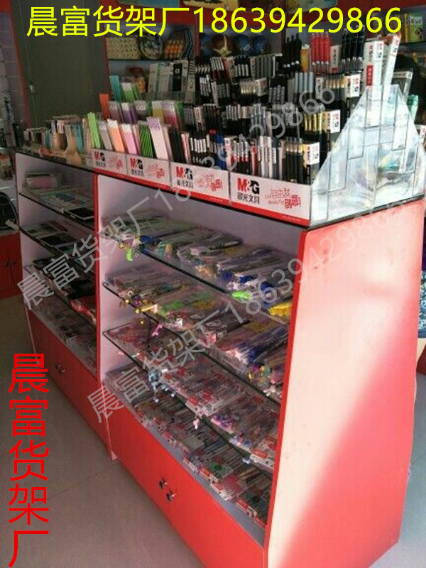 Gỗ Chenguang Văn phòng phẩm Kệ trưng bày Đứng Tủ Tủ trưng bày Tủ sách Bút Đồ chơi Sinh viên Container