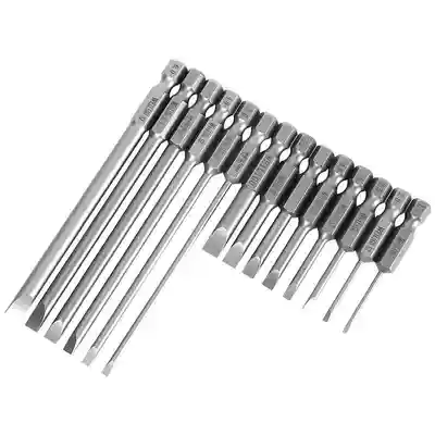 Applicable to S2 imported material electric batch head flat screwdriver strong magnetic pneumatic pneumatic screwdriver head batch nozzle-15