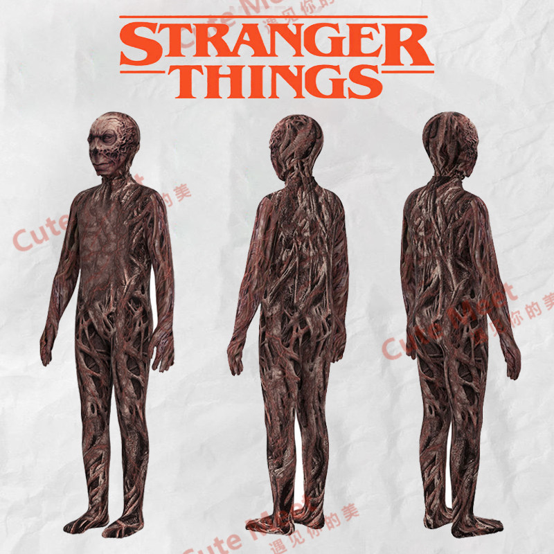 New Stranger Things 4 cosplay jumpsuit Halloween tights performance costumes children's adult costumes