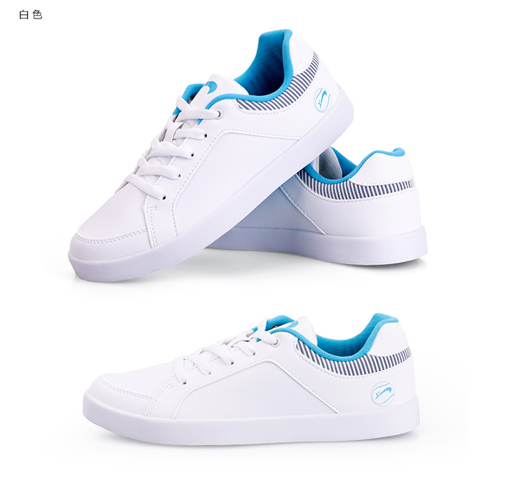 Giày VIP Bird giày trắng đơn giản hấp thụ sốc giày tennis nhẹ thời trang thấp để giúp giày thể thao giản dị W45336 giày sneaker nữ