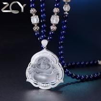 Necklace womens sweater chain accessories long versatile simple niche design imitation white crystal pendant jewelry spring and autumn jewelry