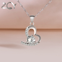 Love Necklace Female 925 Silver choker Xianqi Senior Sense Ladies Jewelry ins Net red pendant niche necklace