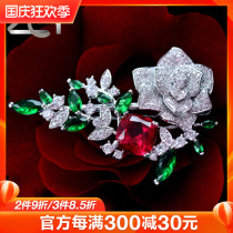 Brooch high-end female luxury temperament pin ins tide personality anti-light collar fashion elegant atmosphere