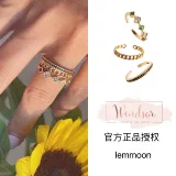 Spot Lhwindsor Windsor Jewelry Aurora японская изысканная черная зеленая каина три кольца