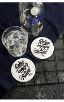 EG Original Pvc Nordic Ins Marble Textured Silicone Insulated Cup Mat Waterproof insulation portable with hot pin tea set