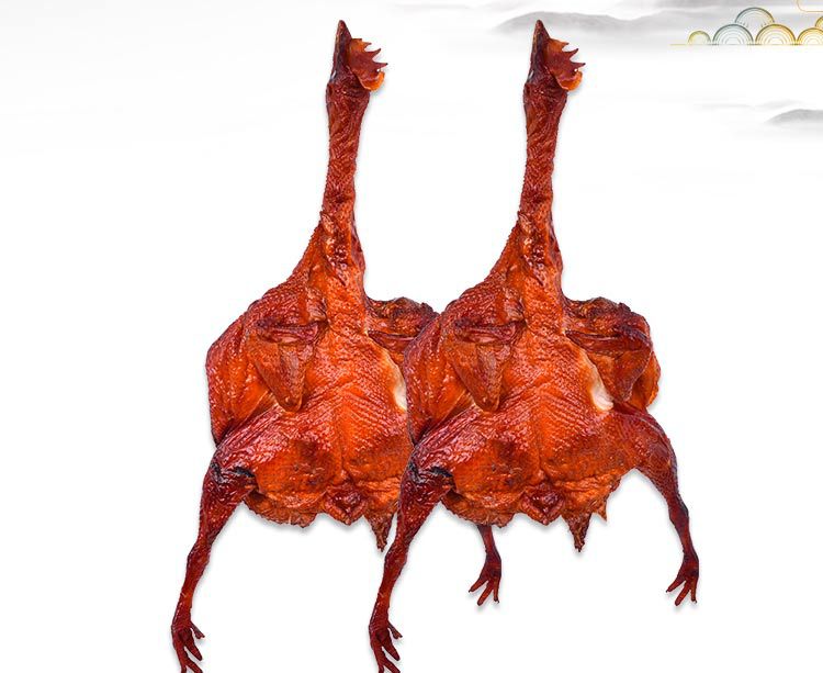 Hunan featured cured and air-dried cured chicken whole only smoked and smoky wind and chicken hotel caterers with a taste of 2 catties