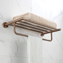 Nordic Wire Drawing Rose Gold Stainless Steel Towel Bath Towels Toilet Shelve Bathroom Hardware Pendant