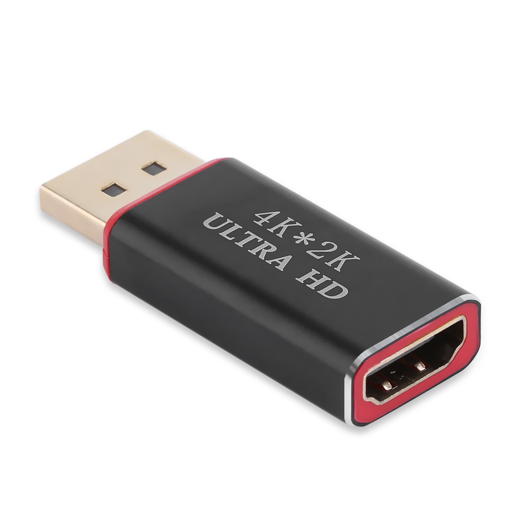 Displayport to HDMI Adapter DP to HDMI Head Aluminum Shell Support Audio 2K*4K