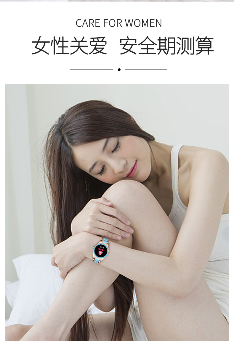 New Z73 Women's Smart Watches Bluetooth Talk Music Blood Pressure Heart Rate Health Sports Pedometer Recording Bracelet