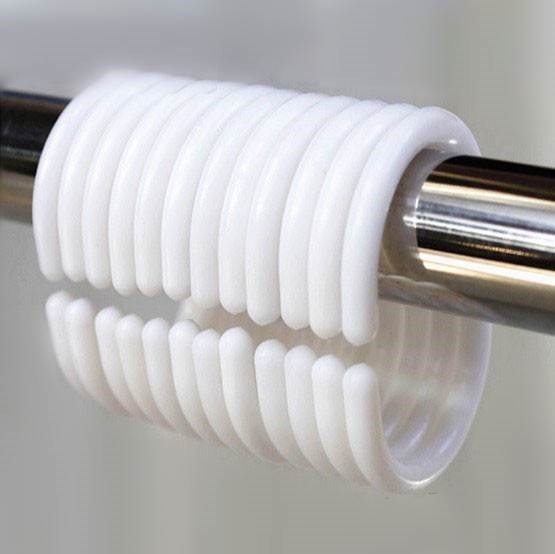 Circle Plastic Hook C Shaped Ring Hanging Rod hook Curtain Ring Opening Ring Clasp Bath Curtain Ring Bed Curtain Clasp