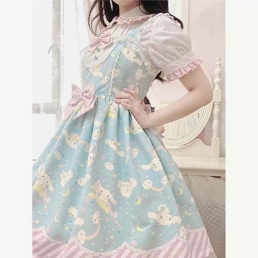 Сэнрио, милый slip-платье, стиль Лолита, Cinnamoroll, Lolita Jsk