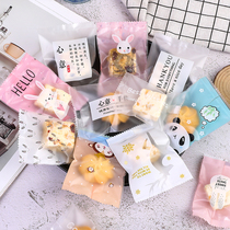 Frosted snowflake cake bag baking snack cookie bag candy milk date cow cracker bag