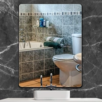 Зеркало в ванной комнате без удара туалетная стена зеркало простые безумные туалетные туалетные зеркало зеркало стена -зеркало ванной комнаты