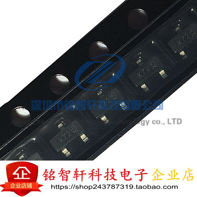全新 2N7002-7-F 丝印 K72 7002 SOT23 N沟道 MOS场效应管 50个