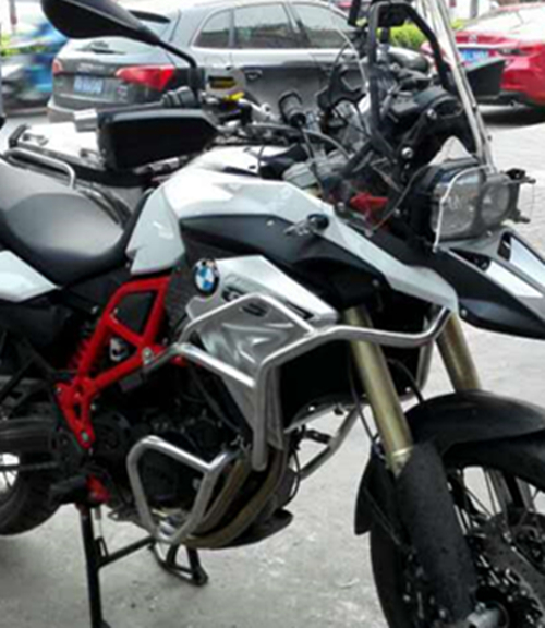 Doule is suitable for BMW 700 800GS 304 stainless steel bumper fuel tank bumper high anti - T factory