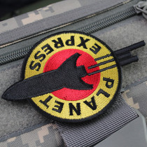 (Five Pieces) embroidery tactical Velcro armband angry bullet Weaver Mark morale stamp patch to send hair surface